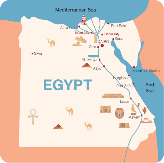 Egypt Map